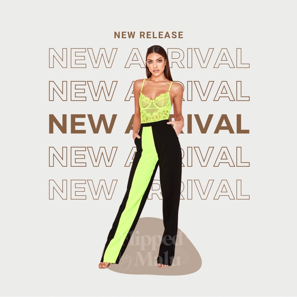 COPY - NWT House of CB London Neon Pants